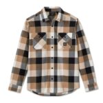 Beige-schwarzes Karohemd von Harley-Davidson