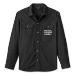 Langarmhemd Harley-Davidson schwarz