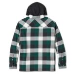 Harley-Davidson Flanell Hemdjacke grün weiß karo