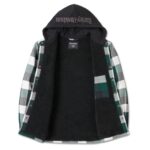 Harley-Davidson Flanell Hemdjacke grün weiß karo