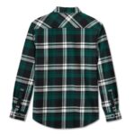 Langarm Karohemd grün weiß von Harley-Davidson