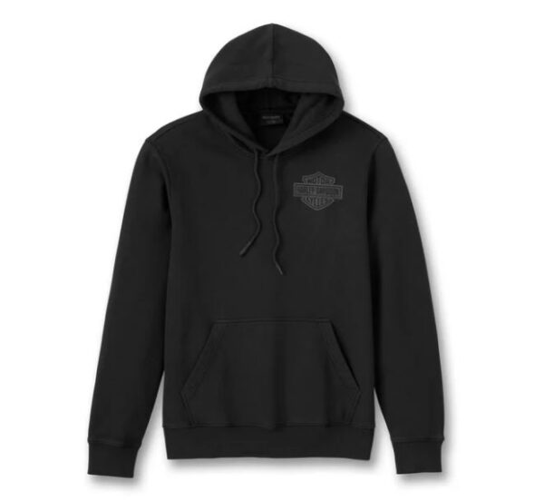 Harley-Davidson Herren Hoodie Eagle Soars Alone schwarz 96185-25VM