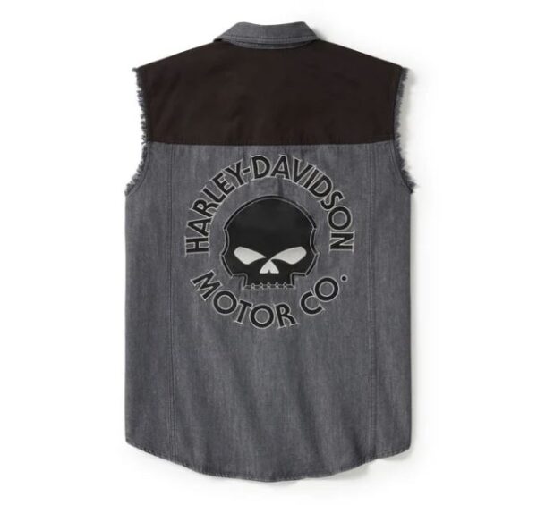 Harley-Davidson Herren Hemd ärmellos Willie G Skull 96399-25VM
