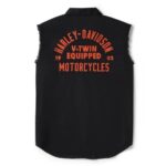 Ärmelloses Hemd mit Harley Stick auf der Brust