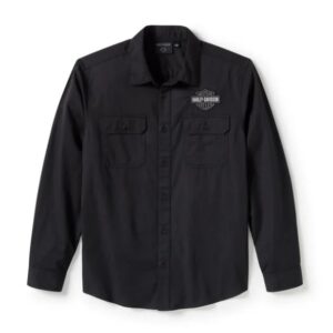 Harley-Davidson Herren Hemd langarm schwarz 96511-25VM