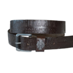 Ledergürtel braun von Harley-Davidson in Reliefoptik