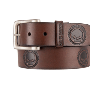 Ledergürtel von Harley-Davidson mit Willie G. Skull