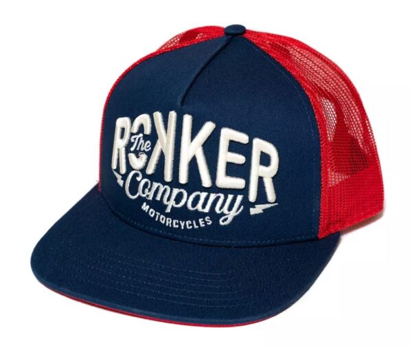 The Rokker Company Trukker Cap Motorcycle & Co blau/rot - 9119
