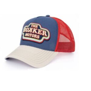 The Rokker Company Trukker Cap 70s dunkelblau/rot 913506
