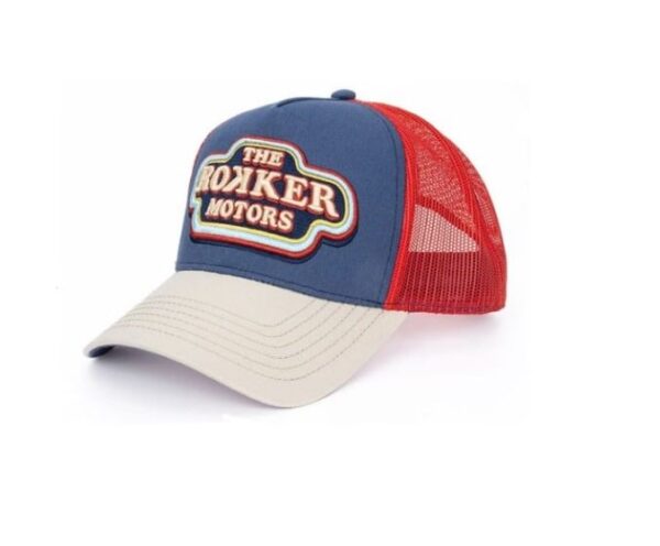 The Rokker Company Trukker Cap 70s dunkelblau/rot 913506