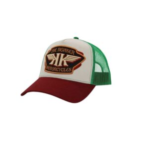 The Rokker Company KK Club Trukker Basecap (Beige/Grün/Rot) 913603