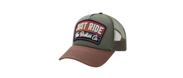 The Rokker Company Trukker Cap Just Ride Army Grün 913704