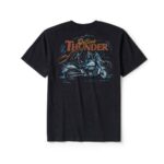 T-Shirt mit Brusttasche und großem Rückendruck von Harley-Davidson