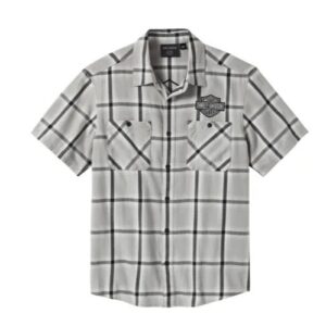 graues Karohemd Harley-Davidson Herren