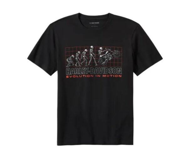 Schwarzes T-Shirt von Harley-Davidson
