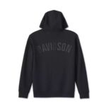 Hoodie schwarz mit roter Kapuze von Harley-Davidson