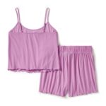 kurzes Pyjama Set Damen Pink