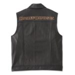 Ärmellose Lederweste von Harley-Davidson