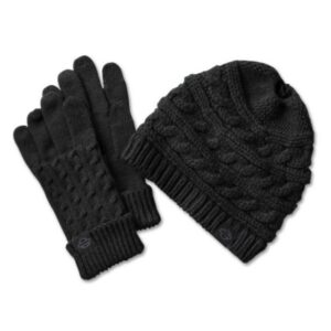 Harley-Davidson Mütze und Handschuhe Geschenkset für Damen 97674-25VW