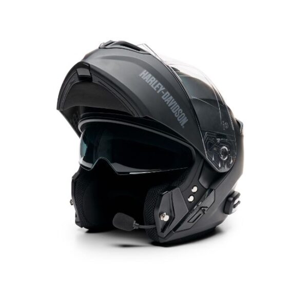 Vollvisierhelm Haröey-Davidson mit Sonnenblende und Bluetooth