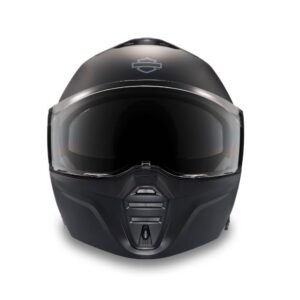 klappbarer Vollvisierhelm von Harley-Davidson mattschwarz
