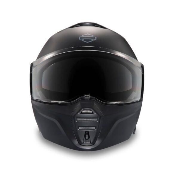 klappbarer Vollvisierhelm von Harley-Davidson mattschwarz