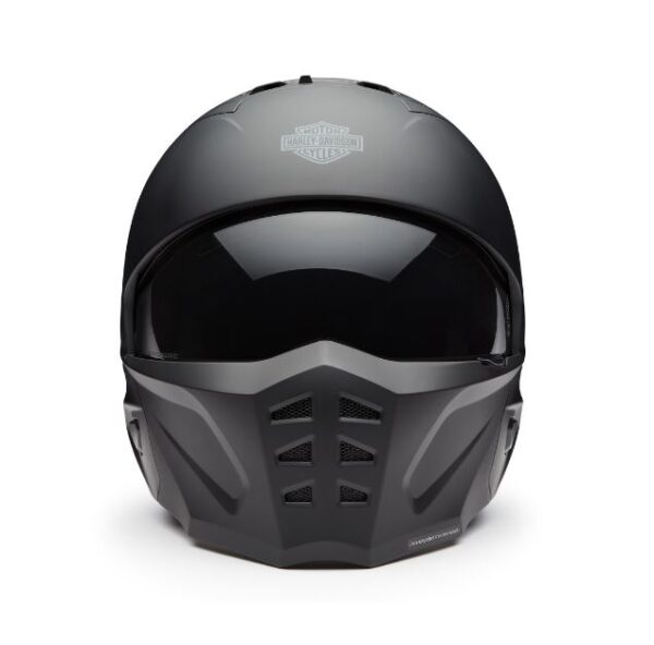 2in1 Helm Harley-Davidson mattschwarz