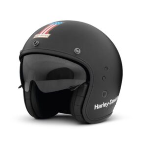 offener Harley Helm mattschwarz von Harley-Davidson