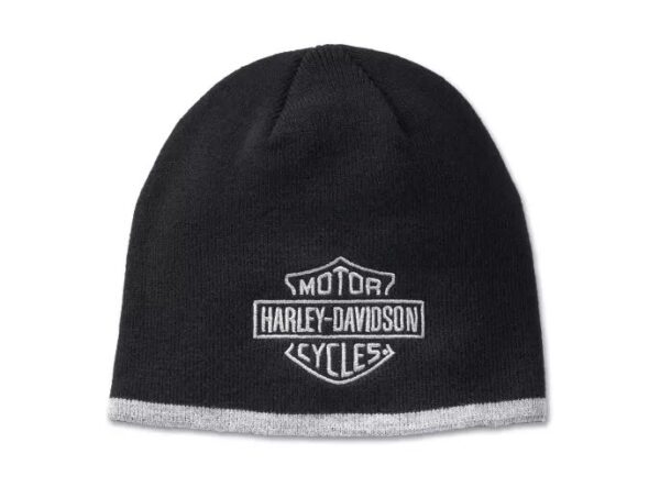 Harley-Davidson Beanie Mütze Bar & Shield schwarz 99408-24VM