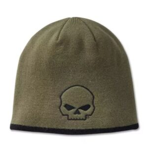 Harley-Davidson Beanie Mütze Willie G Skull grün 99411-24VM