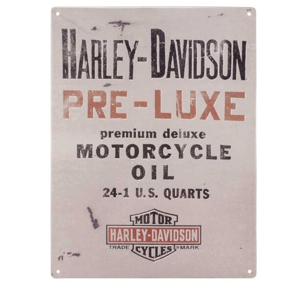 Harley - Davidson Blechschild "H-D Pre-Lux" - HDL - 15537