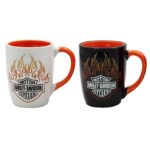 Harley-Davidson Tassen Set Bar & Shield Flames Color Change HDL-18629