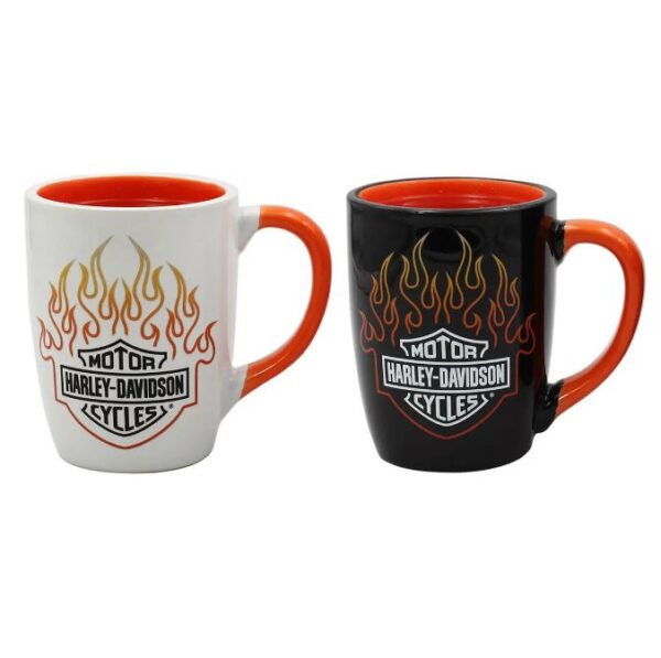 Harley-Davidson Tassen Set Bar & Shield Flames Color Change HDL-18629