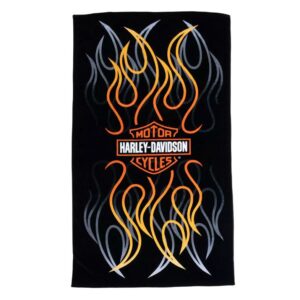 Harley-Davidson Beach Handtusch Bar & Shield Flames - HDL-19510