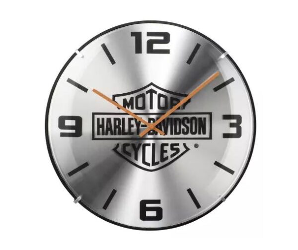Harley-Davidson Wanduhr Bar & Shield Dome - HDX-99245
