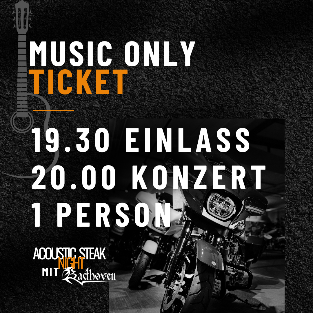 Gutschein Music Only Event