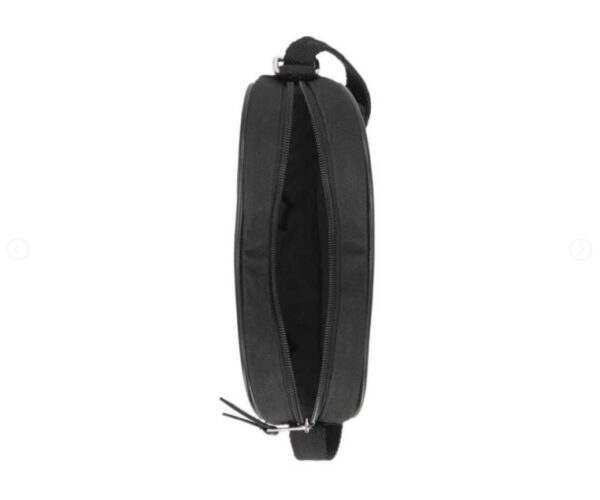 Herzförmige Tasche von Harley-Davidson schwarz mit bunten Patches