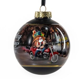 Harley-Davidson® Christbaumkugel 2025 Biker Santa HDX-99355