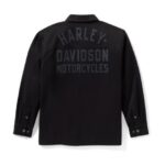 schwarze Shirt Jacke von Harley-Davidson