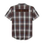 Herren Hemd braun weiß kariert von Harley-Davidson