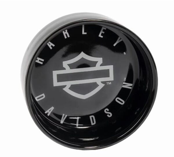 Harley-Davidson Pet Bowl Open B&S Ceramic Black HDX-90229