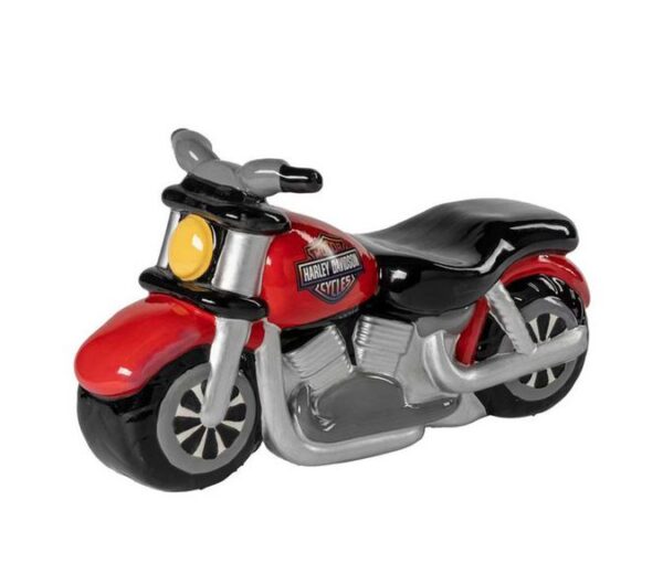 Harley-Davidson Kid's Motorcycle Shaped Ceramic Piggy Bank HDX-99338