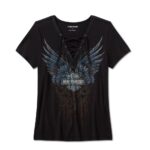 Harley-Davidson Damen T-Shirt Bling Dark Angel 96633-25VW