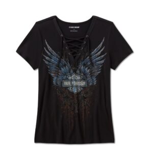 Harley-Davidson Damen T-Shirt Bling Dark Angel 96633-25VW