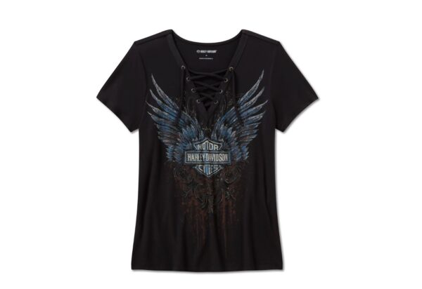 Harley-Davidson Damen T-Shirt Bling Dark Angel 96633-25VW