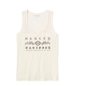 Harley-Davidson Damen Tank Top Bling weiß 96652-25VW