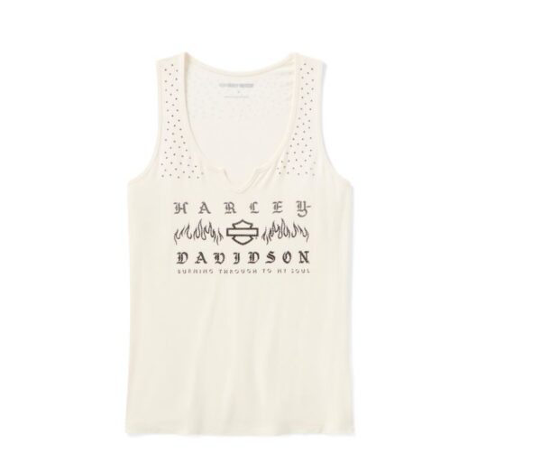 Harley-Davidson Damen Tank Top Bling weiß 96652-25VW