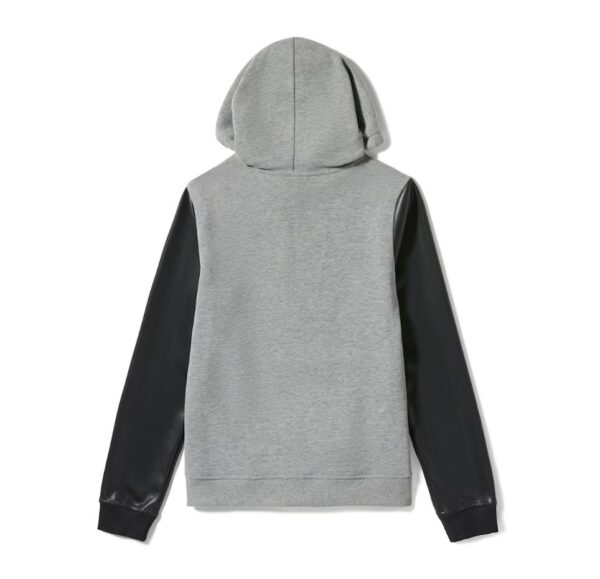 Harley-Davidson Damen Faux Leder Pullover schwarz/grau 96818-25VW