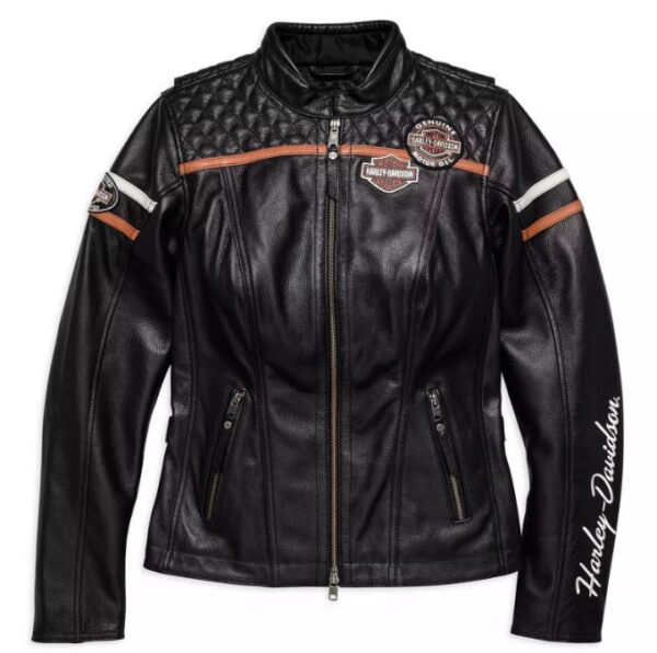 Harley-Davidson Damen Lederjacke Miss Enthusiast CE 98030-18EW