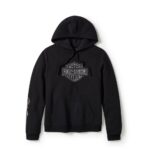 Harley-Davidson Damen Bling Pullover Fleece Hoodie schwarz 99119-25VW